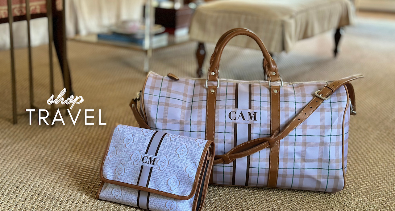 Luxury Travel Totes - Travel Accessories - Personalized Travel Bags