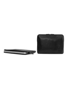 Buchanan 13'' Laptop Case - Black Florentine Leather