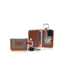 Kent Keyring Wallet - Leather Patch