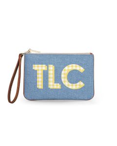 Everyday Essentials Pouch with Wristlet - Patterned Monogram