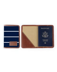 Glasgow Passport Case - Leather Patch