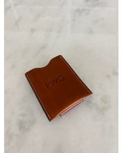 RWG - British Tan Leather Money Clip