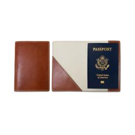 Glasgow Passport Case - Monogram Stripe