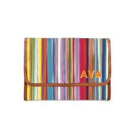 Kent Keyring Wallet - Monogram Stripe