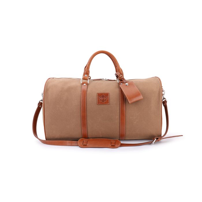 Men's Nappa Leather Duffle Bag in Dark Brown by Quince