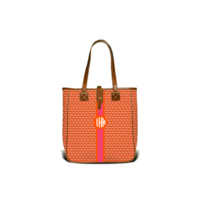 Nantucket Bag in Orange Leather