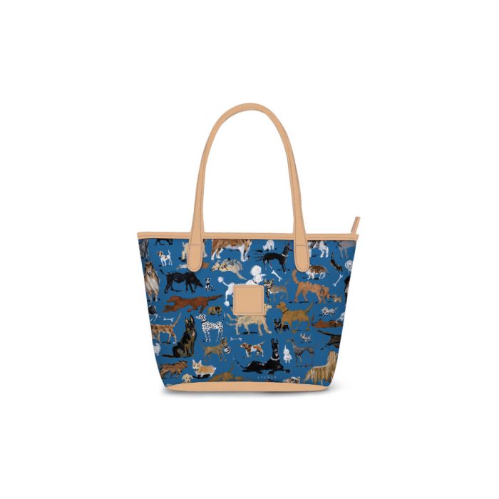 Chelsea Mini Zippered Tote - DRAWBERTSON Leather Patch