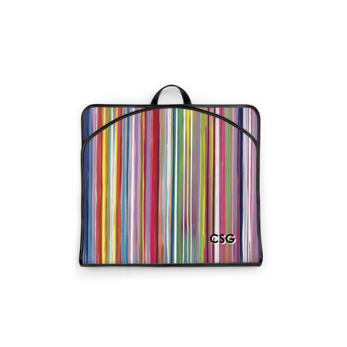 Gatwick Garment Bag - Caitlin Wilson Monogram Stripe