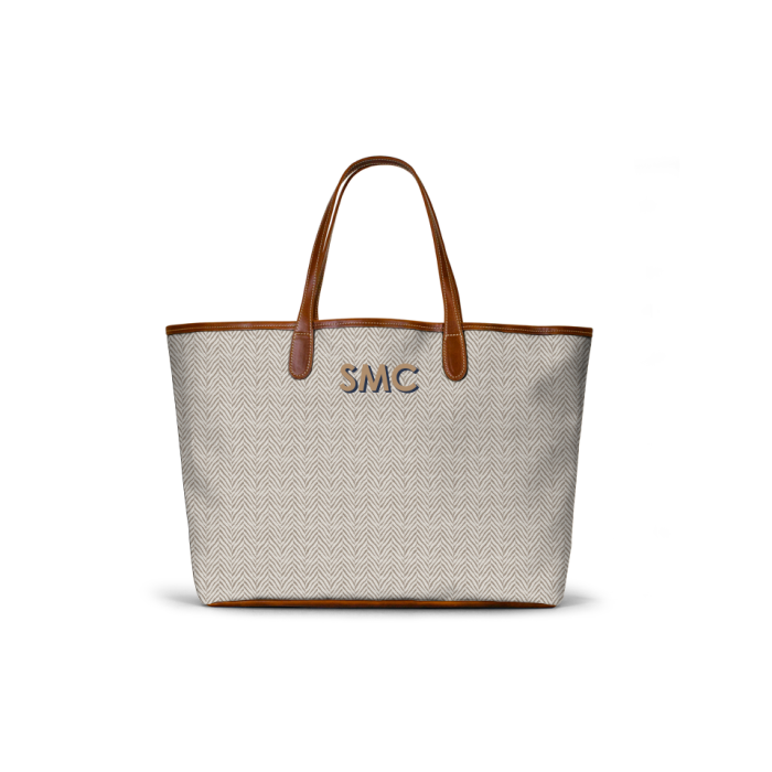St. Charles Yacht Tote - DRAWBERTSON Leather Patch