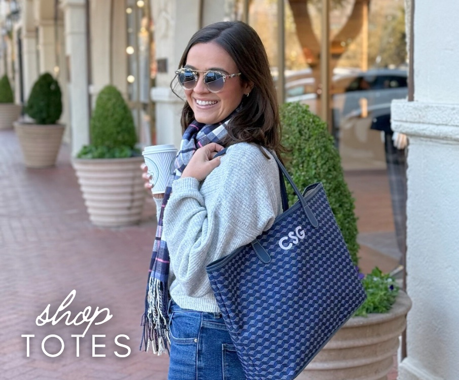 Monogrammed Tote Bags