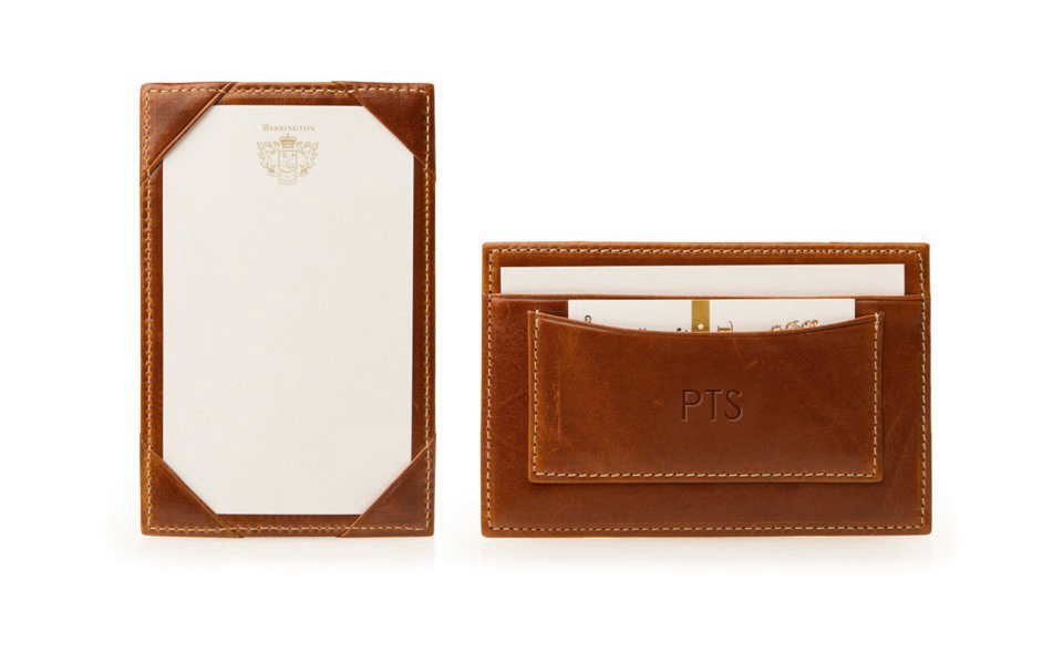 Corporate Pocket Jotter – Florentine Leather