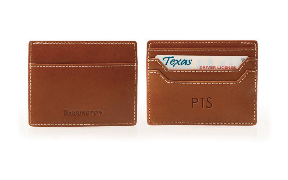 Covington Slim Card Case – Florentine Leather