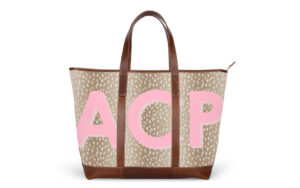 St. Charles Zippered Yacht Tote - Printed Monogram