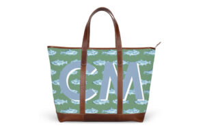 St. Charles Trolley Sleeve Yacht Tote - Printed Monogram