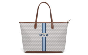 St. Anne Zippered Tote - Printed Monogram