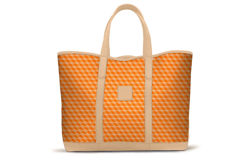 St. Charles Yacht Tote - Leather Patch