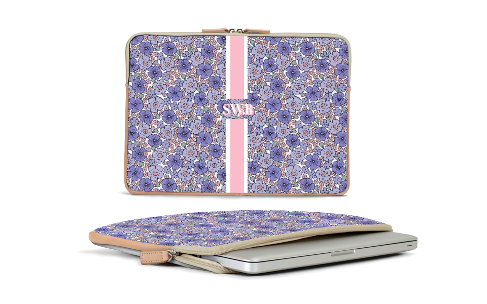 Buchanan 13'' Laptop Case - Caitlin Wilson - Printed Monogram