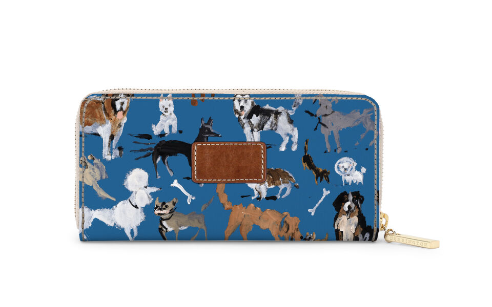 Crosby Zipper Wallet - Drawbertson - Leather Patch