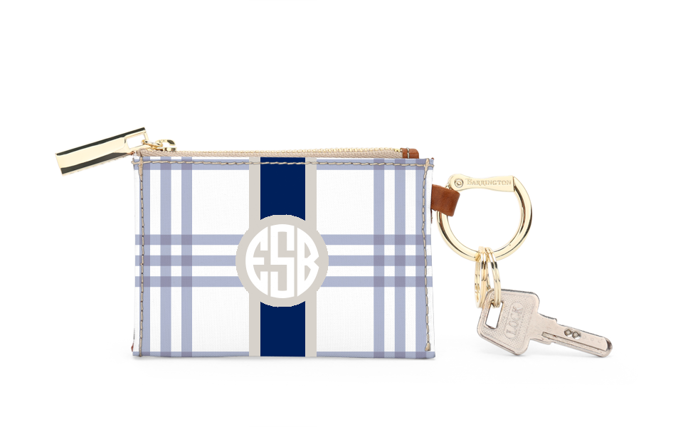 Kennedy Key Ring Zip Wallet - Caitlin Wilson - Printed Monogram